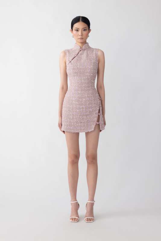 Ines Tweed Mini Dress